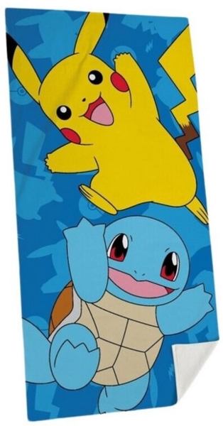 Pokémon Kinderhandtuch Baumwoll-Strandtuch Farbenfrohes Poolhandtuch, 70cm x 140cm Bild 2