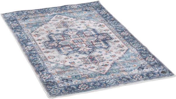 TOM TAILOR HOME Badematte Oriental Bath FOUR, Höhe 7 mm, rutschhemmend beschichtet, strapazierfähig, fußbodenheizungsgeeignet, Polyester, rechteckig, Badteppich, Orient-Optik, Vintage Design, waschbar
