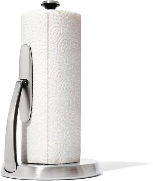 OXO Good Grips Küchenrollenhalter SIMPLY TEAR, freistehend, Abrollstopp