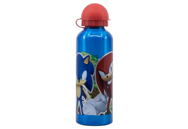 Sonic The Hedgehog Trinkflasche Sonic The Hedgedog ALU Sportflasche Wasserflasche, Flasche 530 ml