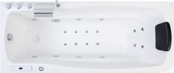 Rechteck Whirlpool Ocean 170x70 rechts Made in Germany 18 Düsen mit Armatur : Mit Armaturen