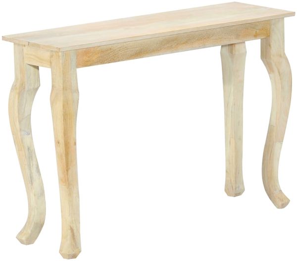 vidaXL Konsolentisch 110x35x77 cm Massivholz Mango 282858