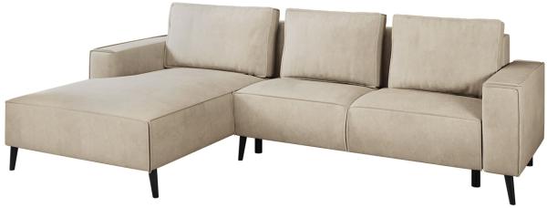 Ecksofa Mostero (Farbe: Zetta 291, Seite: Links LC-2R)