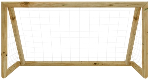 vidaXL Fußballtor, Kiefernholz imprägniert, 160 x 80 x 100 cm