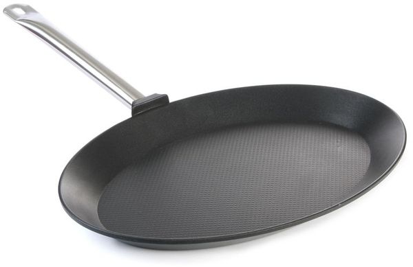 HENDI Fischpfanne - oval Titanium Professional, 400x275x(H)35mm