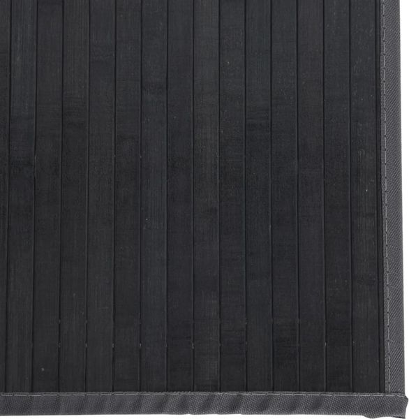 vidaXL Teppich Rechteckig Grau 60x300 cm Bambus 376844 Bild 6