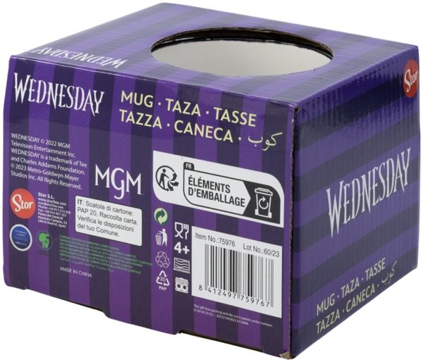Wednesday Kaffeetasse 380 ml mit Geschenkverpackung 13 oz Bild 4