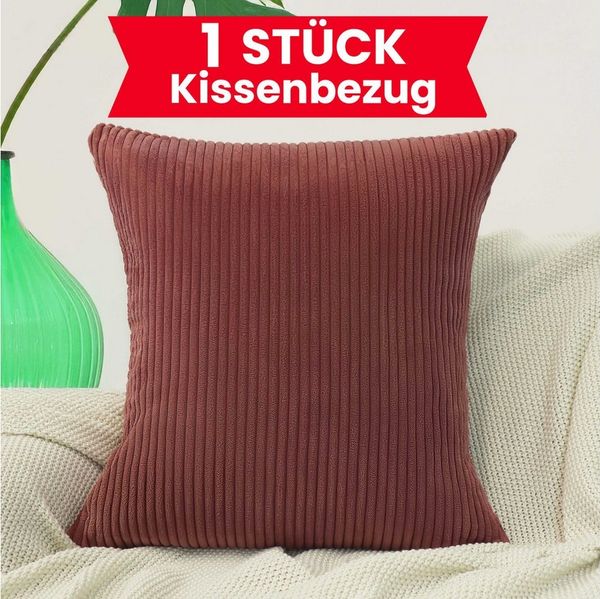 Amilian Kissenbezug - Kissenhülle - Zierkissenbezug - Kopfkissenbezug, (1 Stück), 45x45 cm, für Sofakissen, Dekokissen, Kissen, Zierkissen, Couchkissen