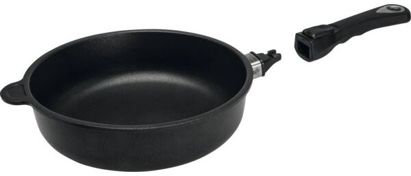 AMT GASTROGUSS Schmorpfanne, induktionsgeeignet, Höhe: 70 mm, ø: 240 mm, schwarz