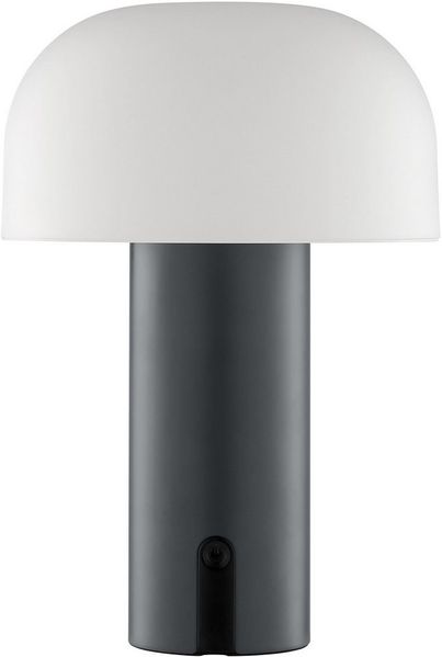 Brilliant LED Außen-Tischleuchte Mattis, Dimmfunktion, LED fest integriert, Warmweiß, mit Akku, 21 x 15 cm, 240 lm, 2700 K, dimmbar, IP44