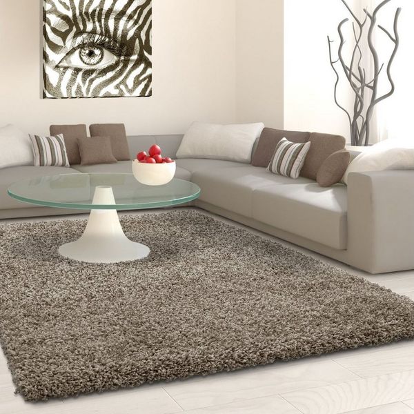 Shaggy Teppich LIFE TAUPE 80 X 150cm Rechteck