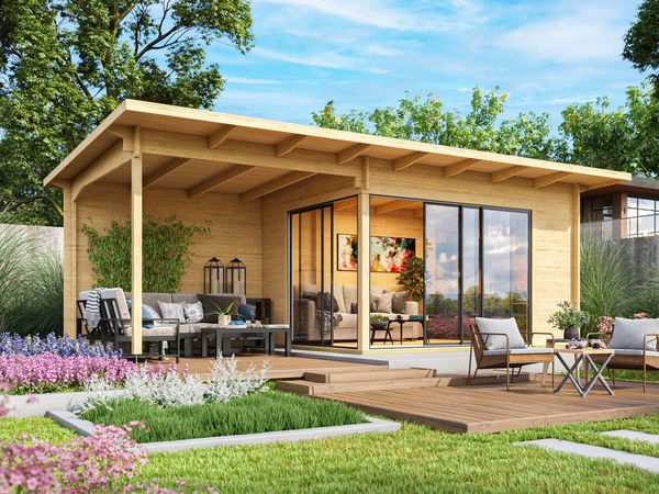 Gartenhaus Starla 70 D Premium Kiefer
