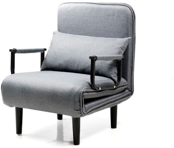 InnovaGoods® Schlafsofa, 4-in-1, dreifach zusammenklappbar, mit 6-stufiger Verstellbarer Rückenlehne, Neigung und gepolstertem Kissen, ideal für Büro, Schlafzimmer, Wohnzimmer, Traglast 150 kg