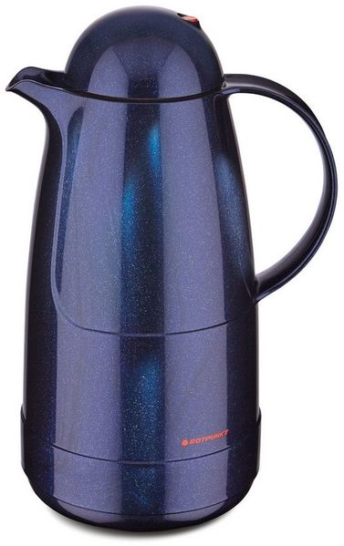 ROTPUNKT Isolierkanne 1,5 Liter Glaseinsatz I hochwertig I langlebig I 24 Std heiß, 1.5 l, (Kaffeekanne I Teekanne), Glaskolben aus doppelwandigem Rosalin-Glas