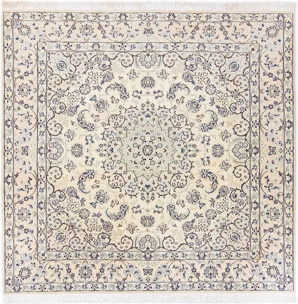 Perserteppich - Nain - Royal 200 x 193 cm Quadratischer Teppich