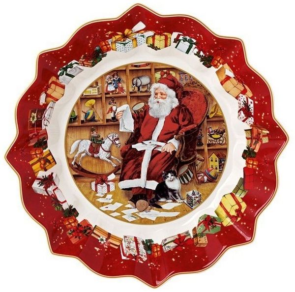 Villeroy & Boch Toy's Fantasy Schale ø 25 cm "Santa liest Wunschzettel"