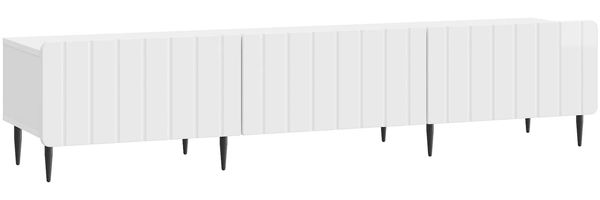 vidaXL TV-Schränk Hochglanz Weiß 147 x 34,5 x 32 cm Holzwerkstoff 894479