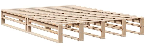 vidaXL Massivholzbett ohne Matratze 120x200 cm Kiefernholz 3306492 Bild 5