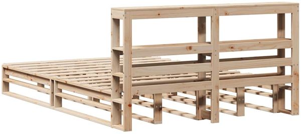 vidaXL Massivholzbett ohne Matratze 120x200 cm Kiefernholz 3306492 Bild 8