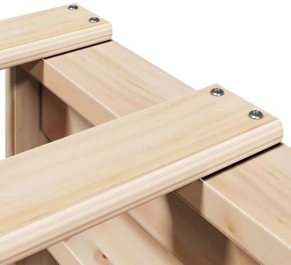 vidaXL Massivholzbett ohne Matratze 120x200 cm Kiefernholz 3306492 Bild 9