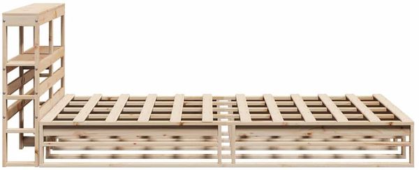 vidaXL Massivholzbett ohne Matratze 120x200 cm Kiefernholz 3306492 Bild 7