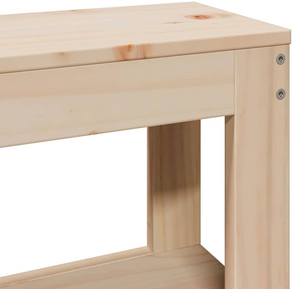 vidaXL Massivholzbett ohne Matratze 120x200 cm Kiefernholz 3306492 Bild 10