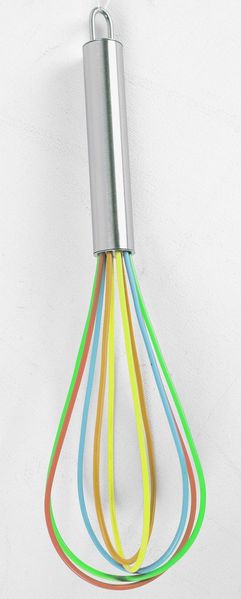 Schneebesen ca. 25cm Rührbesen Küchenhelfer Kochutensilien Edelstahl Kunststoffummantelt