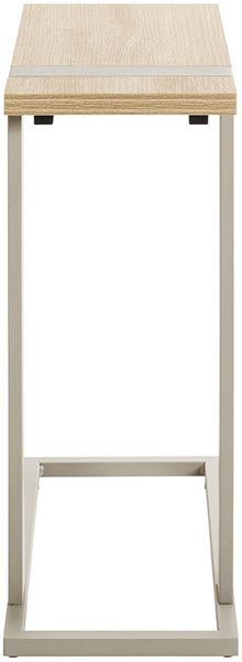 Beistelltisch >37700< in Eiche Dekor / Kaschmirgrau - 24x64x49cm (BxHxT) Bild 5