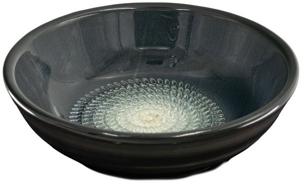 Kaladia Multireibe Keramik Reibeschüssel in Schwarz - ∅ 17 cm, Keramik, einfaches Zerkleinern von Zutaten und mehr - Made in Spain