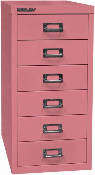 Bisley MultiDrawer™, 29er Serie, DIN A4, 6 Schubladen, Farbe pink