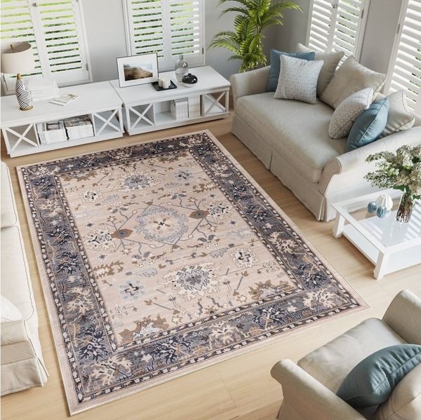 Tapiso Teppich COLORADO, rechteckig, Höhe: 10 mm, Wohnzimmer, Schlafzimmer, Kurzflor, klassisch Design