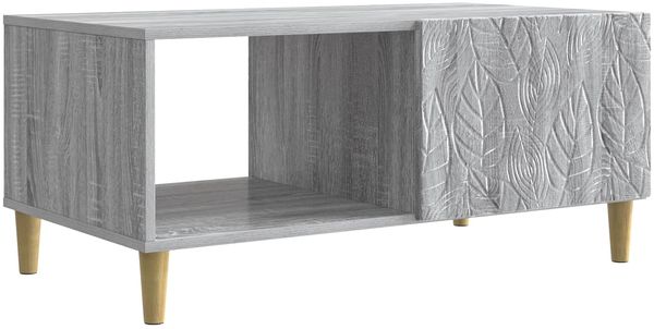 vidaXL Couchtisch Grau Sonoma 90 x 50 x 40 cm Holzwerkstoff 895191