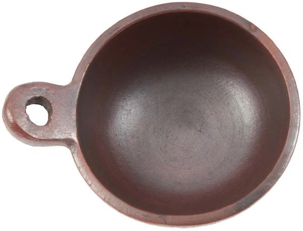 Die Ethnische Schale Mit Griff - Terrakotta - M - Terrakotta - 22x17x9cm Bild 4