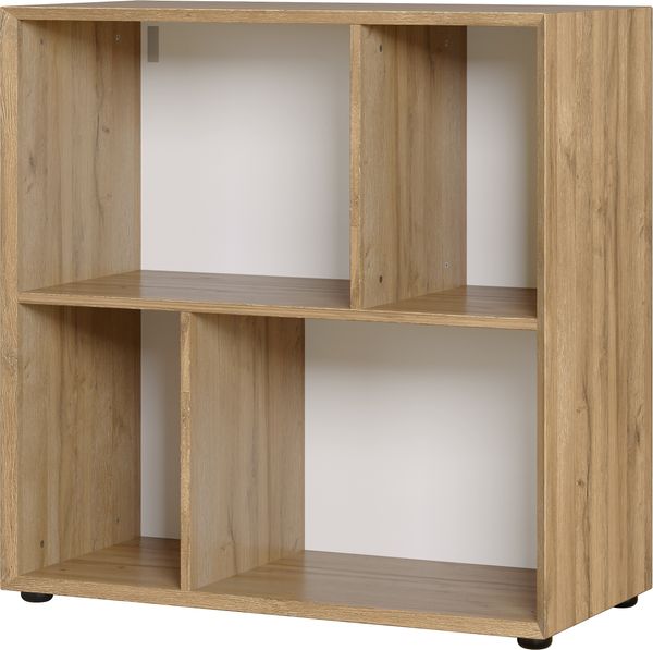 Germania Regal 2561-551 Coruna, in Eiche, mit asymmetrischen Fächern, 80 x 82 x 41 cm (BxHxT)