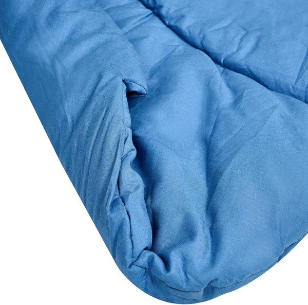 Krabbelmatte ACADINE 110 x 110 cm Baumwolle Blau Bild 5