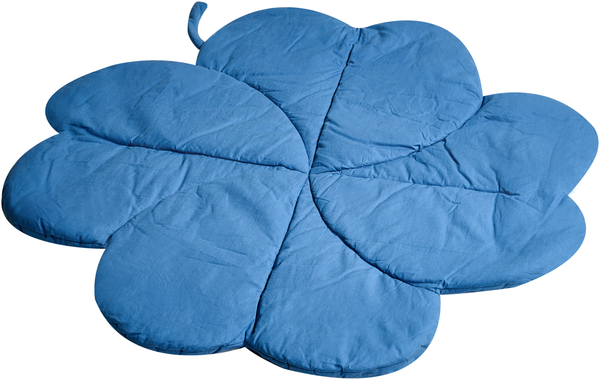 Krabbelmatte ACADINE 110 x 110 cm Baumwolle Blau Bild 4