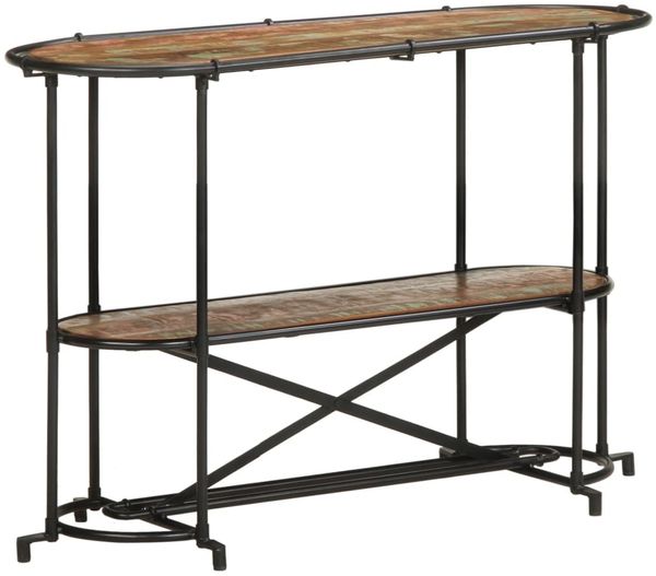 Konsolentisch, Beistelltisch, Konsole 110x42x76 cm Altholz Massiv