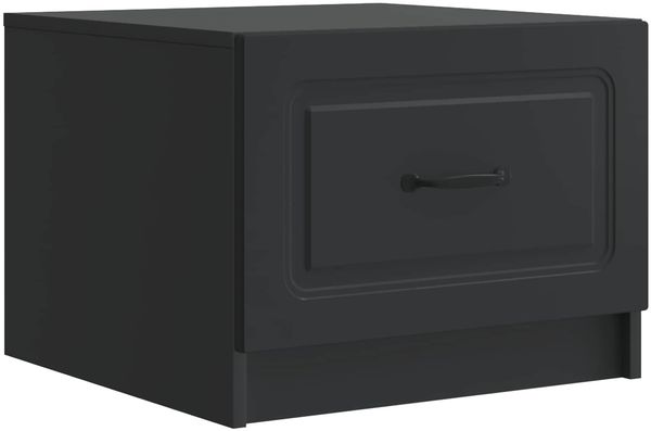 vidaXL Couchtisch mit Schubladen Schwarz 49 x 50 x 37 cm Holzwerkstoff 895886