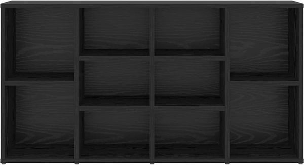 vidaXL Schuhbank Schwarz Eichen-Optik 103 x 30 x 54,5 cm Holzwerkstoff 875160 Bild 5