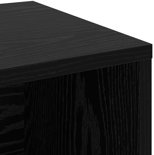 vidaXL Schuhbank Schwarz Eichen-Optik 103 x 30 x 54,5 cm Holzwerkstoff 875160 Bild 8