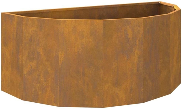 vidaXL Pflanzkübel Rostig 90 x 45 x 35 cm Wetterfeststahl 883695