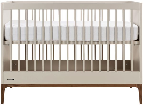 Kidsmill Intense Babybett - 60 x 120 cm - Oatmeal - Material: MDF i.c.m. beukenhout - Babypark. de