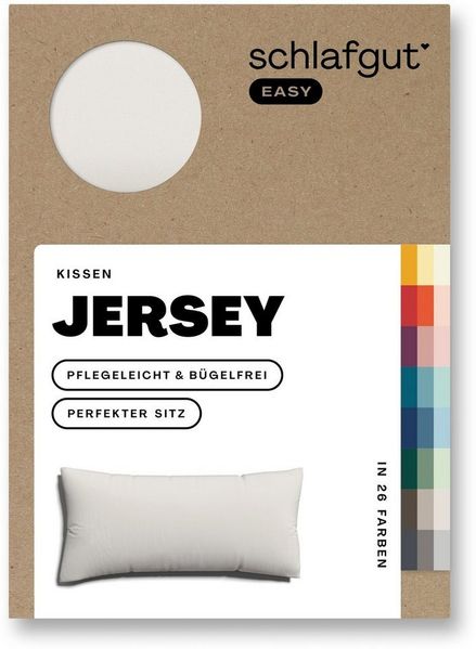 Schlafgut 'Easy' Kissenbezug, Jersey, Sand Light, 40x80 cm Bild 3