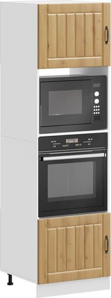 vidaXL Herdumbauschränke 2 Stk. Lucca Artisan-Eiche Holzwerkstoff 3315050