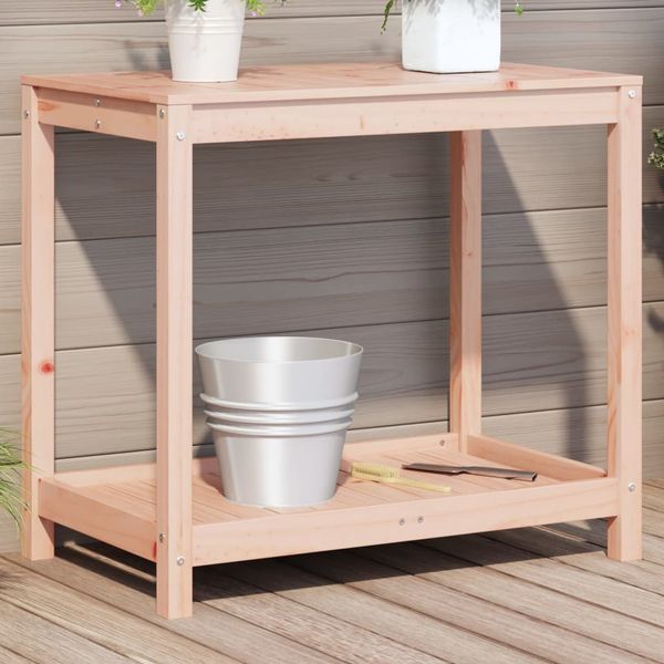vidaXL Pflanztisch mit Ablage 82,5x50x75 cm Massivholz Douglasie 832400