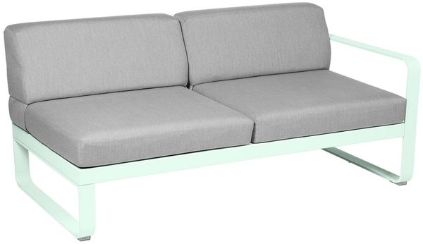 Bellevie Lounge 2-Sitzer Modul A7 Gletscherminze 79 Flanellgrau Rechts
