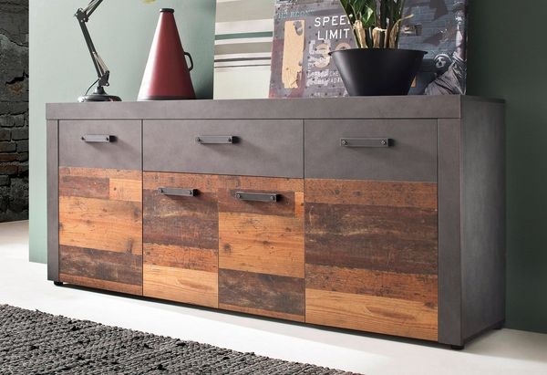 INOSIGN Sideboard Ilana, Kommode mit Schublade und 8 Fächern, Breite 178 cm