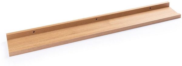Home4You Wandregal Bilderleiste, Wildeiche Dekor, PVC, MDF, B 80 x H 10 x T 4 cm