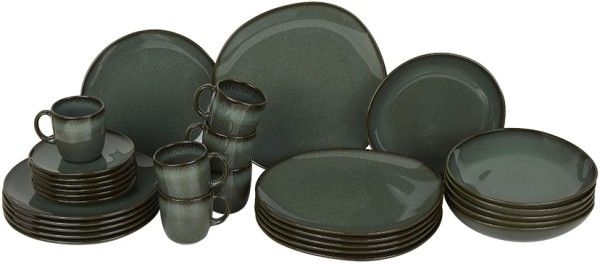 like. by Villeroy & Boch Lave Vert Basic-Set für 6 Personen / 30 Teile