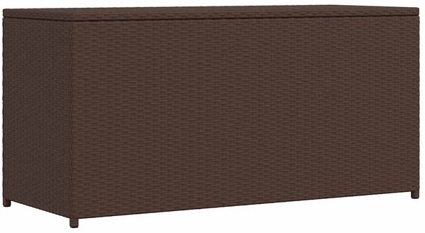 vidaXL Garten-Auflagenbox Braun 120x50x60 cm Poly Rattan 42499